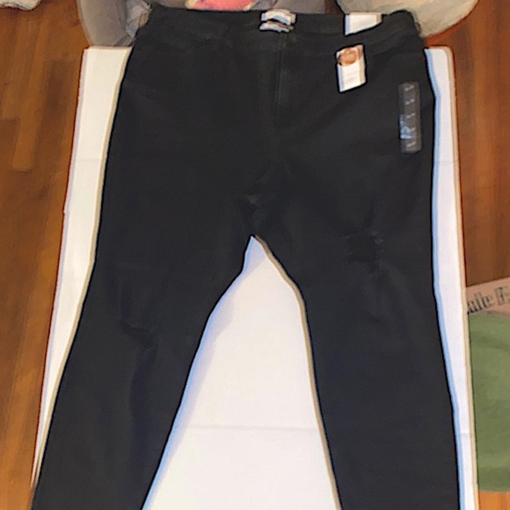 Lane Bryant Ultimate Stretch Skinny Jean High Rise Black 22W NWT